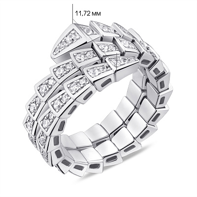 Серебряное кольцо с фианитами (арт. 7501/5951)