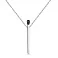 Серебряное колье "Спичка" с эмалью (арт. 7507/1598еч) – изображение 1