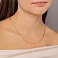 Золотая цепочка плетения Снейк (арт. 304209) – изображение 2
