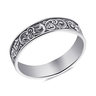 Срібна каблучка Завитки (арт. 7901/2271ч)