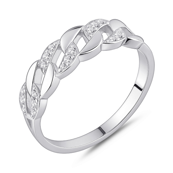 Серебряное кольцо с фианитами (арт. 7501/8315) – изображение 1