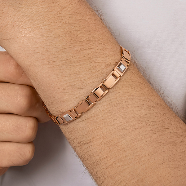 Браслет из красного и белого золота (арт. 3261201кб) – изображение 3