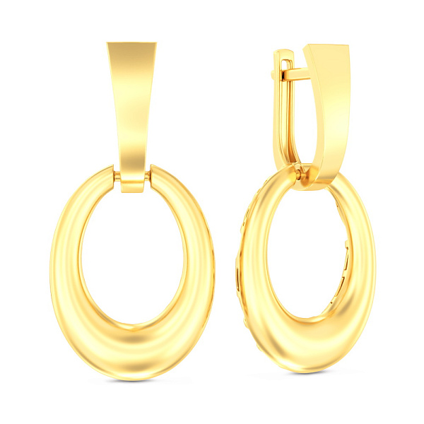 Сережки з жовтого золота (арт. 111329ж) – зображення 1