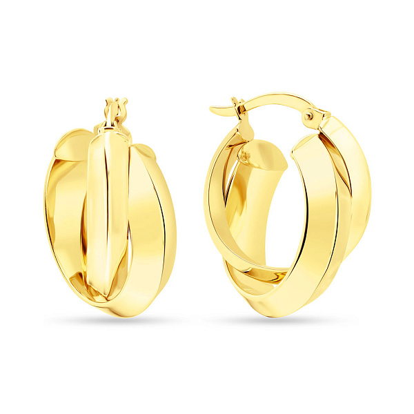 Серьги из желтого золота (арт. 108883/15ж) – изображение 1