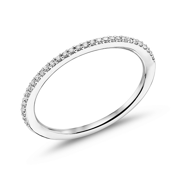 Каблучка з білого золота з діамантами (арт. К341421010б) – зображення 1