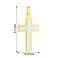 Підвіска Хрестик з жовтого золота (арт. 440409ж) – зображення 2