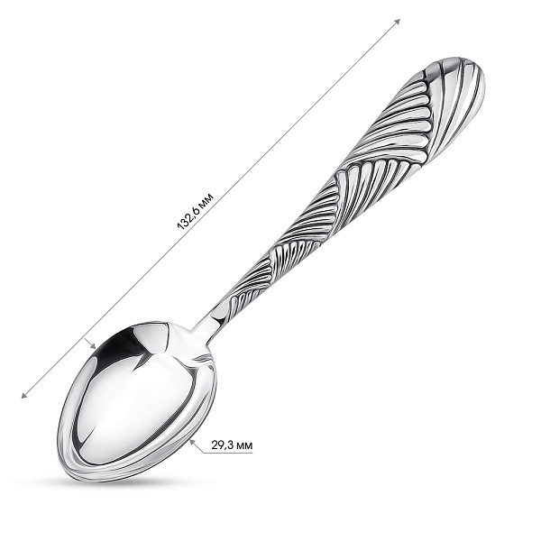 Серебряная чайная ложка (арт. 7922/8100547) – изображение 2