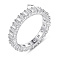 Серебряное кольцо с дорожкой из фианитов (арт. 7501/8253) – изображение 2