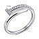 Серебряное кольцо Гвоздь с фианитами (арт. 7501/6986) – изображение 2