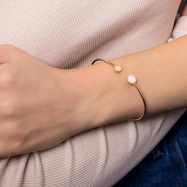 Золотий браслет Лýна з емаллю (арт. 340073еп) – зображення 3