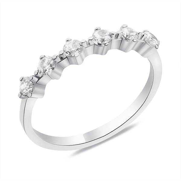 Серебряное кольцо с фианитами (арт. 7501/5986) – изображение 1