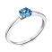 Серебряное кольцо с топазом (арт. 7501/574Птгкп) – изображение 1
