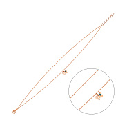 Золотий браслет на ногу з підвісками (арт. 326974брзн)