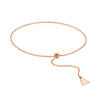 Фото Золотой браслет FLY  с подвеской (арт. 326907)