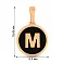 Кулон з червоного золота Літера М  (арт. 440989еч) – зображення 2