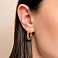 Золотые серьги-кольца (арт. 1091466/20) – изображение 2