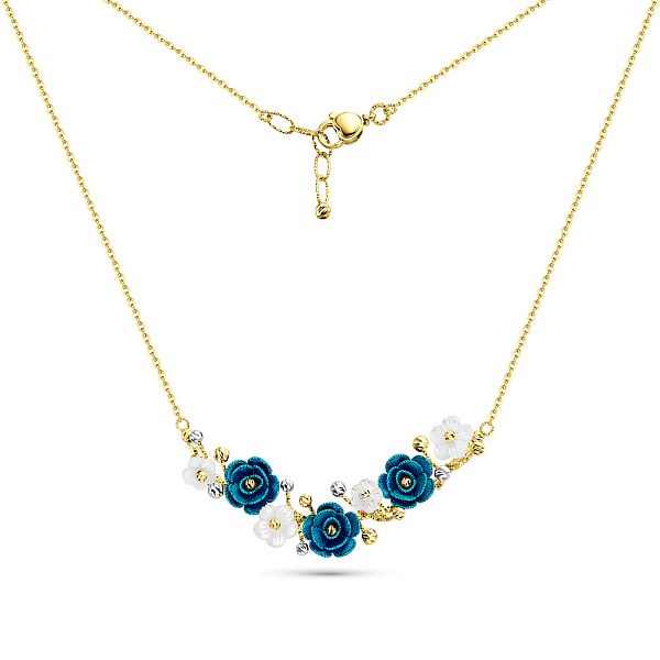 Кольє Francelli з жовтого золота (арт. 352366жбгп) – зображення 2