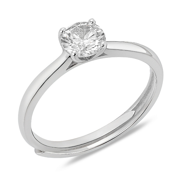 Серебряное кольцо с фианитом (арт. 7501/8095) – изображение 1