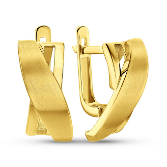 Золотые серьги (арт. 109480жм)