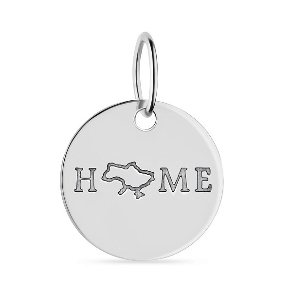 Серебряный патриотический подвес (арт. 7503/435пп) – изображение 1