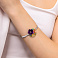 Жесткий браслет Francelli из белого золота (арт. 326812бжкфз) – изображение 3