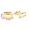 Запонки чоловічі з жовтого золота (арт. 210075жм) – зображення 2