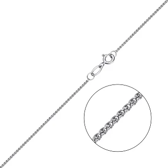 Ланцюжок з білого золота плетіння Колосок (Спіга) (арт. ц303402б)