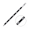 Браслет из шелковой нити и серебра (арт. 7309/2301/5) – изображение 1