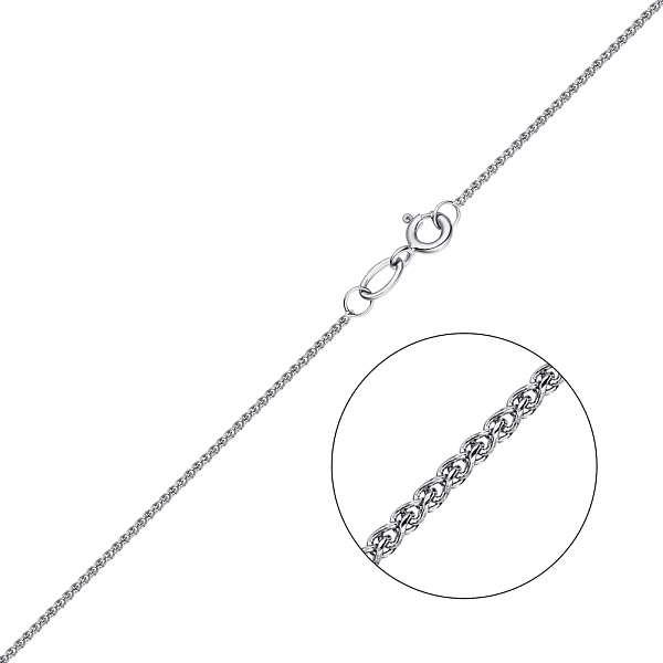 Цепочка из белого золота плетения Колосок (Спига) (арт. ц303402б) – изображение 1