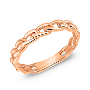 Кольцо-цепочка "Звенья" из красного золота (арт. 155552)