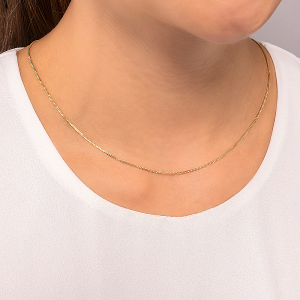 Ланцюжок з жовтого золота плетіння Якірне фантазійне (арт. ц306202жс) – зображення 3