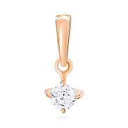 Фото Золотая подвеска с фианитом (арт. 440337)