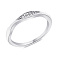 Серебряное кольцо с фианитами (арт. 7501/6133) – изображение 1