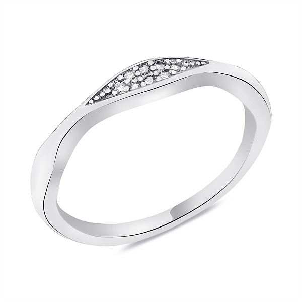 Серебряное кольцо с фианитами (арт. 7501/6133) – изображение 1