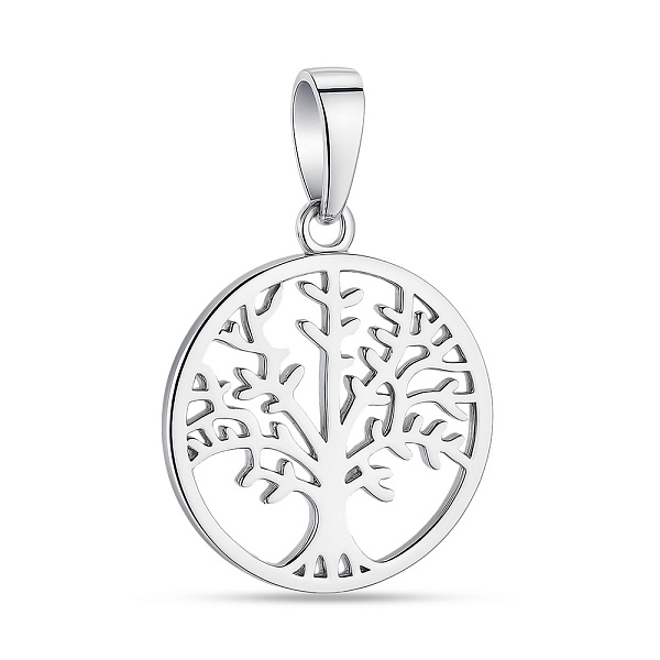 Серебряный кулон Дерево жизни без камней (арт. 7503/4397) – изображение 1