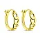 Серебряные серьги-кольца с желтым родированием (арт. 7502/9596ж) – изображение 1