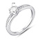 Серебряное кольцо с фианитами (арт. 7501/8161) – изображение 2