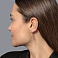 Серьги-пусеты из красного золота (арт. 1091088) – изображение 4