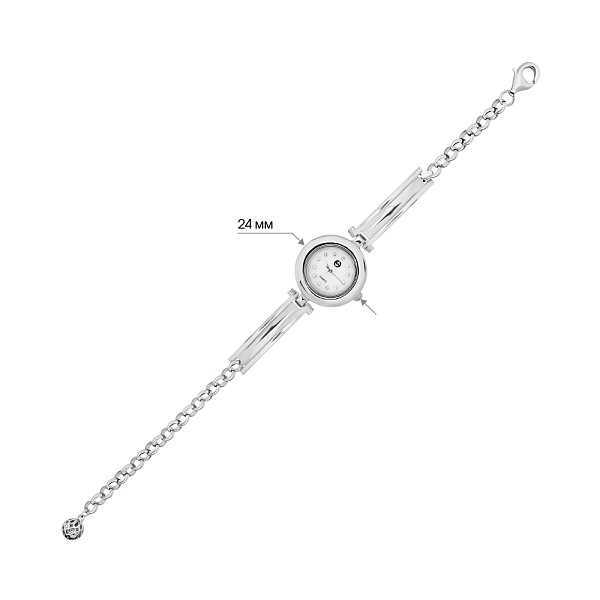 Срібний годинник (арт. 7526/303) – зображення 2