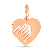 Золотой подвес без камней (арт. 440793)