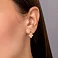 Золотые серьги с подвесками (арт. 1092041) – изображение 3