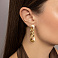 Серьги из желтого золота Francelli (арт. 1091665жм) – изображение 2