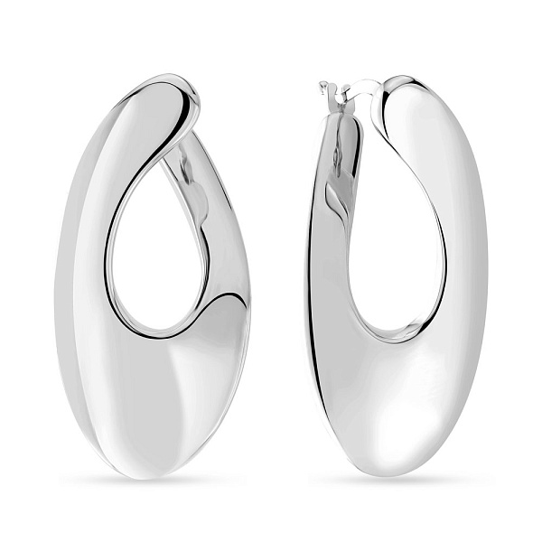 Серьги Francelli из белого золота (арт. е108742б) – изображение 1