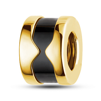 Золотой шарм-бусина (арт. 423246жо)