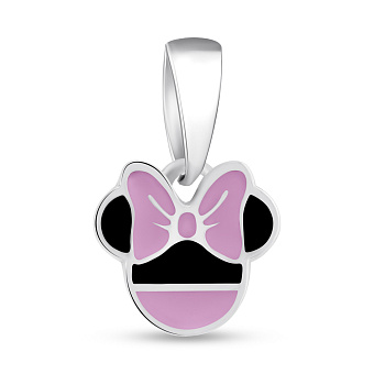 Серебряный подвес с эмалью (арт. 7503/1071ерчпю)