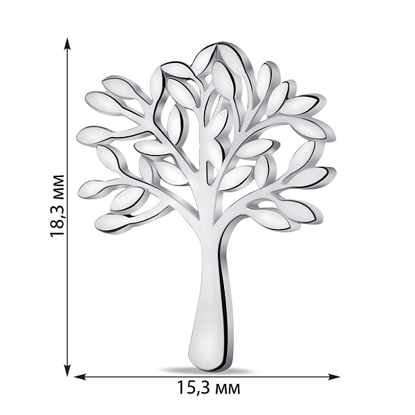 Серебряный подвес Дерево (арт. 7503/4071) – изображение 2