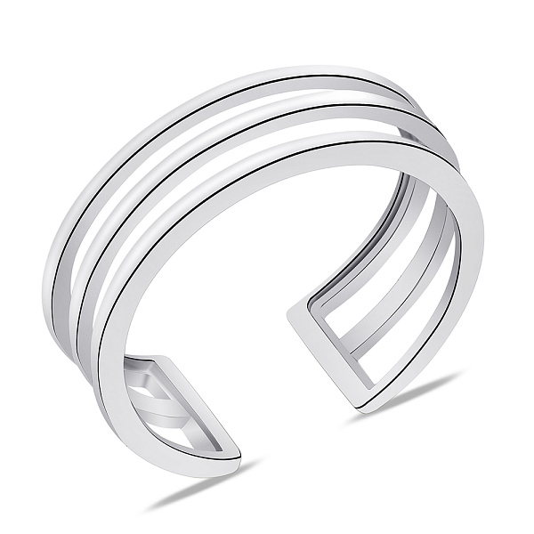 Тройное безразмерное кольцо из серебра Trendy Style (арт. 7501/500кп) – изображение 1