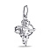 Серебряный кулон Ангел без камней (арт. 7503/П2/1052) – изображение 1