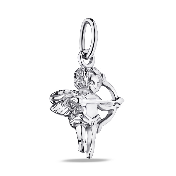 Серебряный кулон Ангел без камней (арт. 7503/П2/1052) – изображение 1