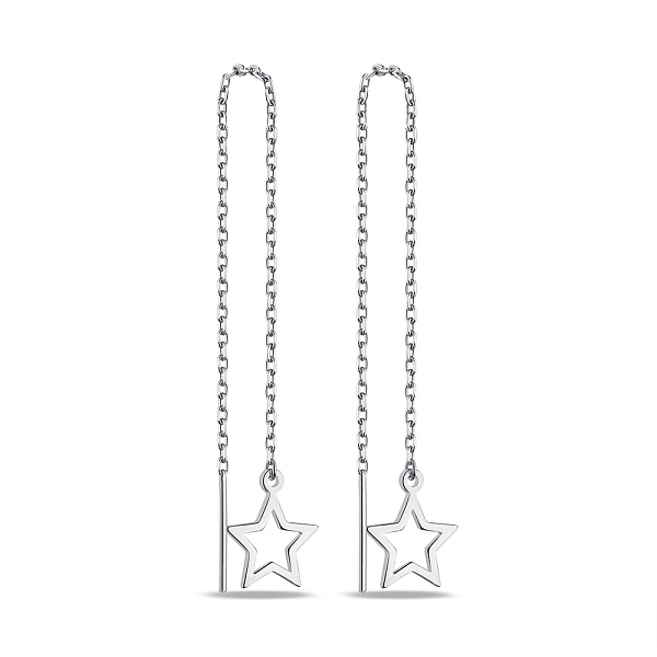 Серьги-протяжки из серебра (арт. 7502/С2/1174) – изображение 1